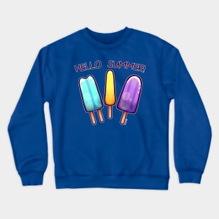 Summer Popsicles (Cool Version) Crewneck Sweatshirt